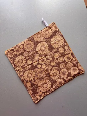 Essuie-Mains Coton Nid d’Abeille 25x25 cm – Lavable, Absorbant, Fait Main France