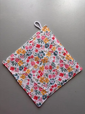 Essuie-Mains Coton Nid d’Abeille 25x25 cm – Lavable, Absorbant, Fait Main France