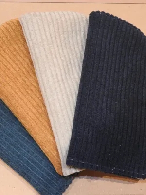 Étui à Lunettes en Velours Côtelé – Fait Main, Plusieurs Couleurs
